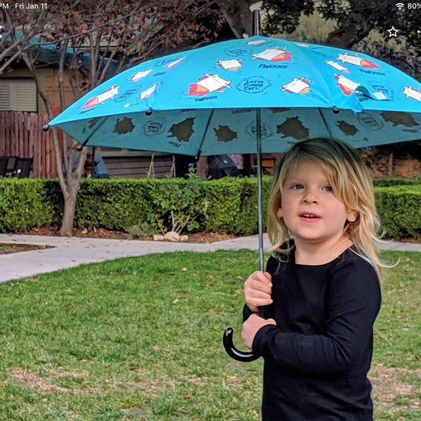 Kids umbrella, children color changing umbrella