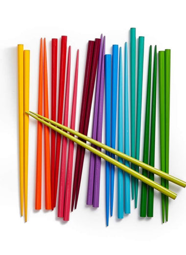 MOMA chopsticks, rainbow chopsticks