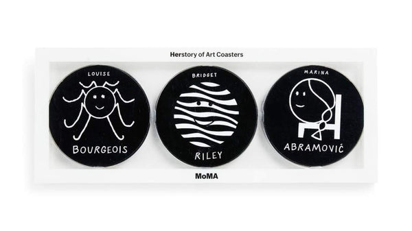 MOMA herstory, coasters