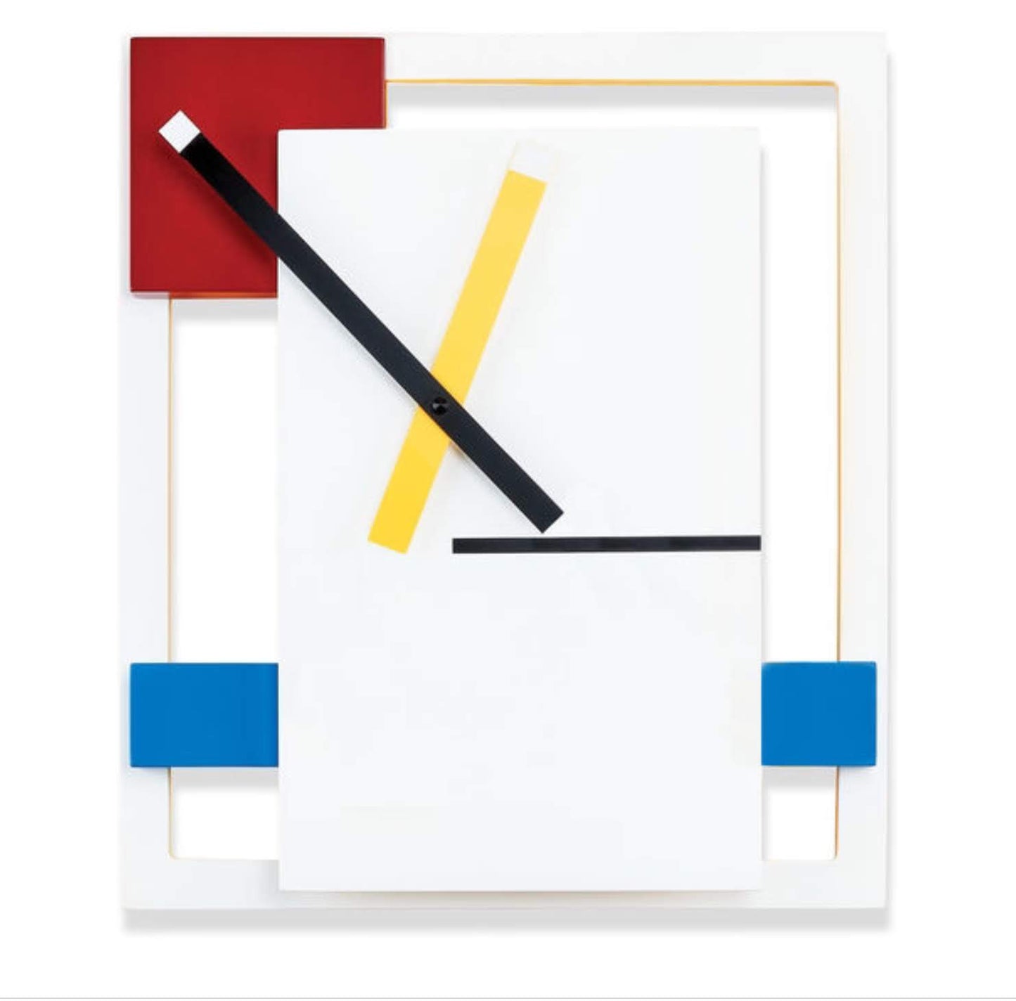 de stijl clock,moma clock, office clock