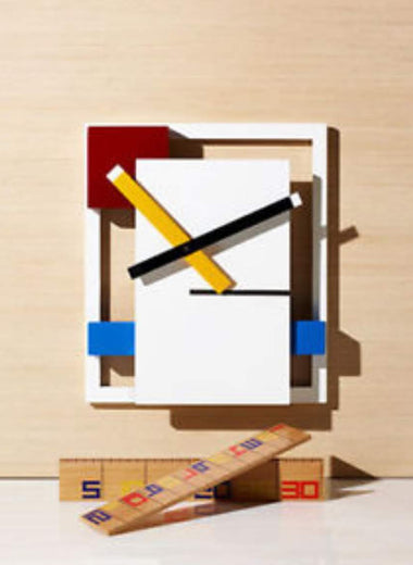 de stijl clock, moma clock, office clock