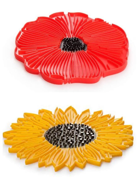 Charles Viancin Poppy and Sunflower Trivets/Potholders