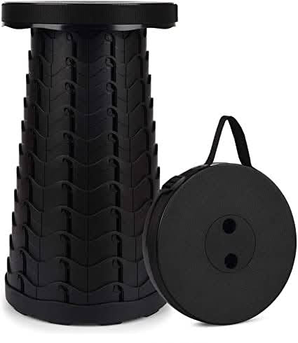 Portable expandable stool, telescoping camping stool, portable camping stool, light weight portable stool, expandable stool,