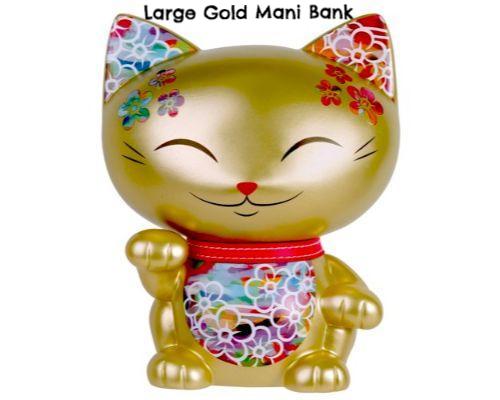 Japanese Lucky Cat, Japanese Good Luck Cat, Cat Coin Bank, Lucky Cat Coin Bank 