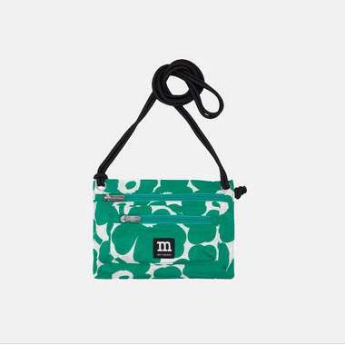 marimekko bag, green floral crossbody