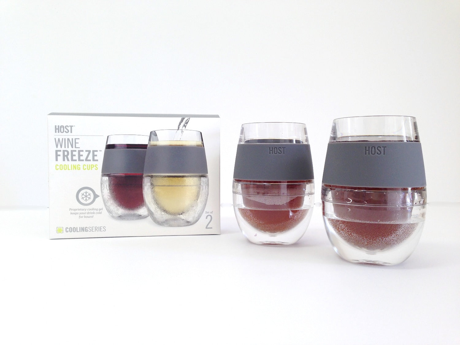 HOST Wine Freeze Cooling Cups (Set of 2) – Tanager Housewares