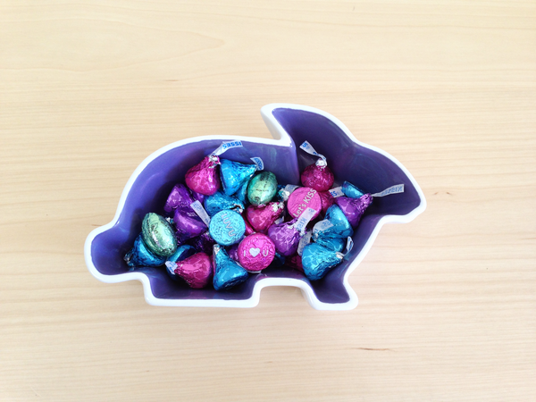 candy bowl, rabbit bowl