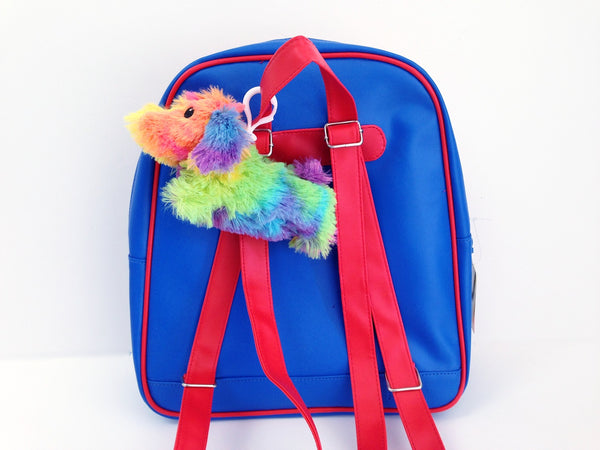 Tie Dye Doggie Backpack Charm by IScream