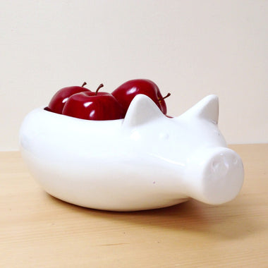Pig Chips server, chips bowl, stew bowl