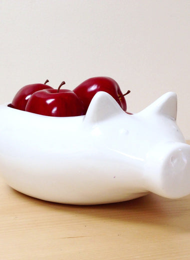 Pig Chips server, chips bowl, stew bowl