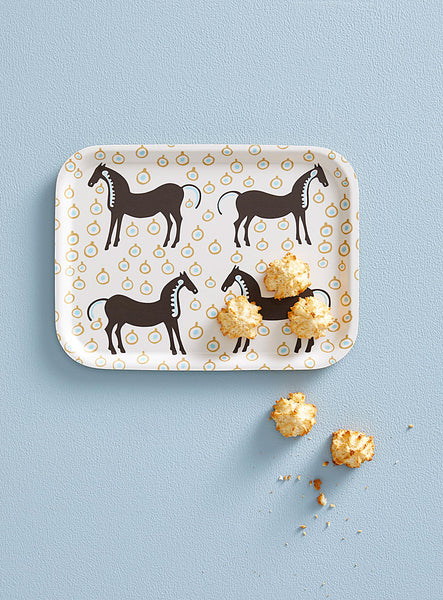 Horses tray, marimekko tray