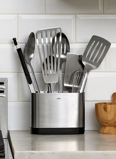 15 pieces utensil set, utensil set, OXO utensil set, stainless steel utensil set